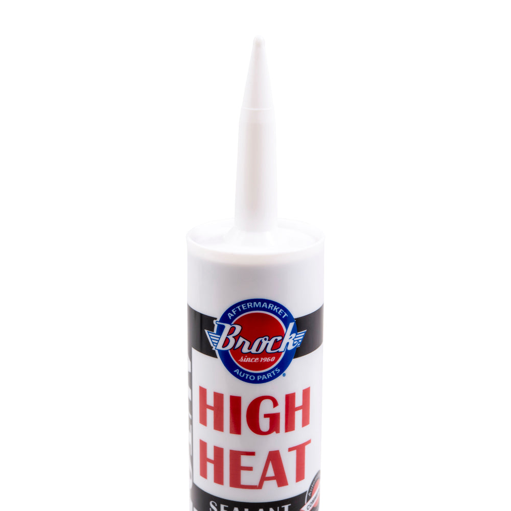 10.2 oz Cartridge High Temp RTV Silicone Gasket Joint Sealant Engine Heat Tabs