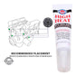 EngineHeatTabs Gasoline/Petrol Engine Heat Tabs With High Heat Adhesive- Center Melts At Approximately 260F/126C - Guaranteed Accurate - 100 Heat Tabs/Tube