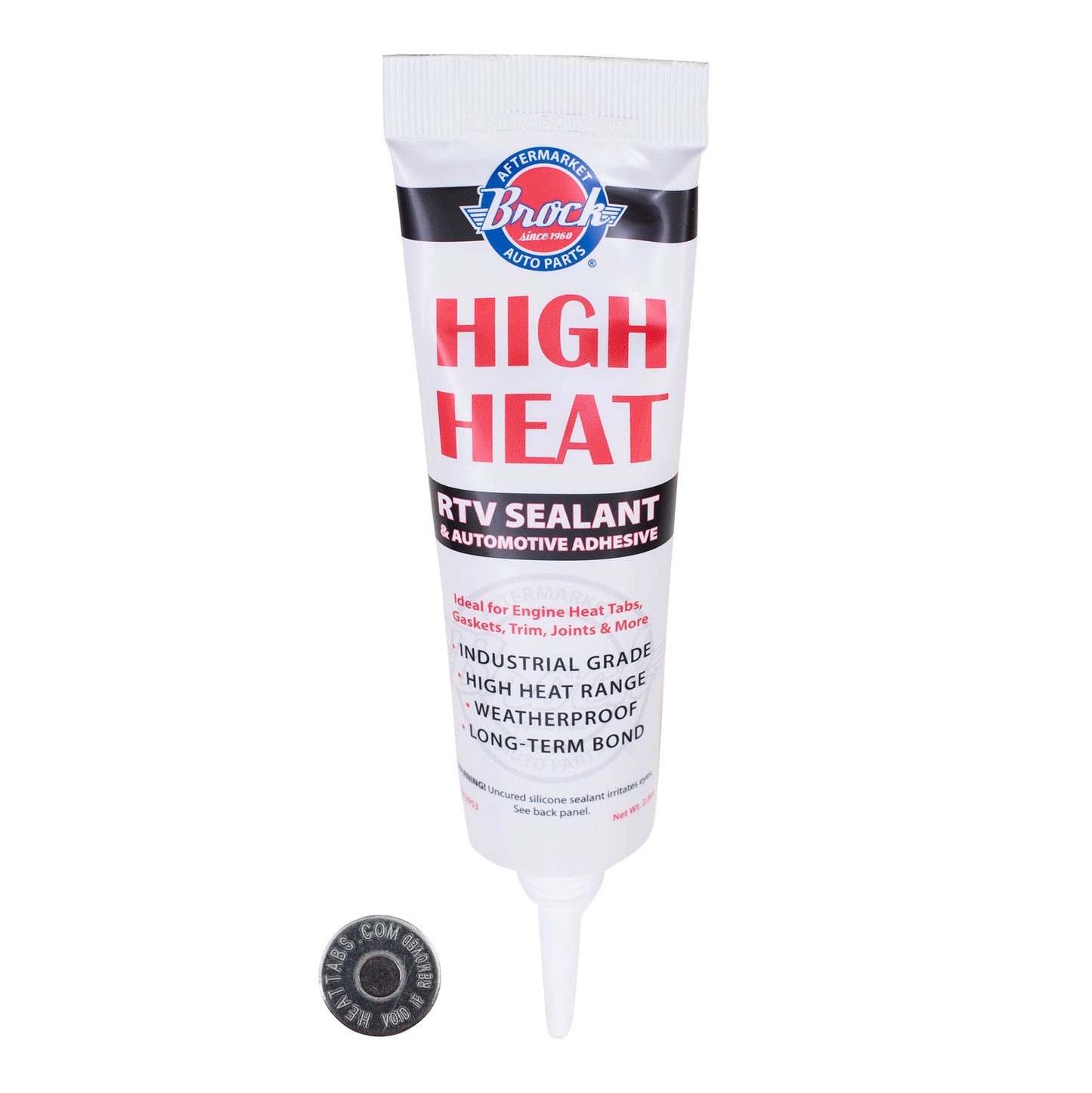 EngineHeatTabs Gasoline/Petrol Engine Heat Tabs With High Heat Adhesive- Center Melts At Approximately 260F/126C - Guaranteed Accurate - 100 Heat Tabs/Tube