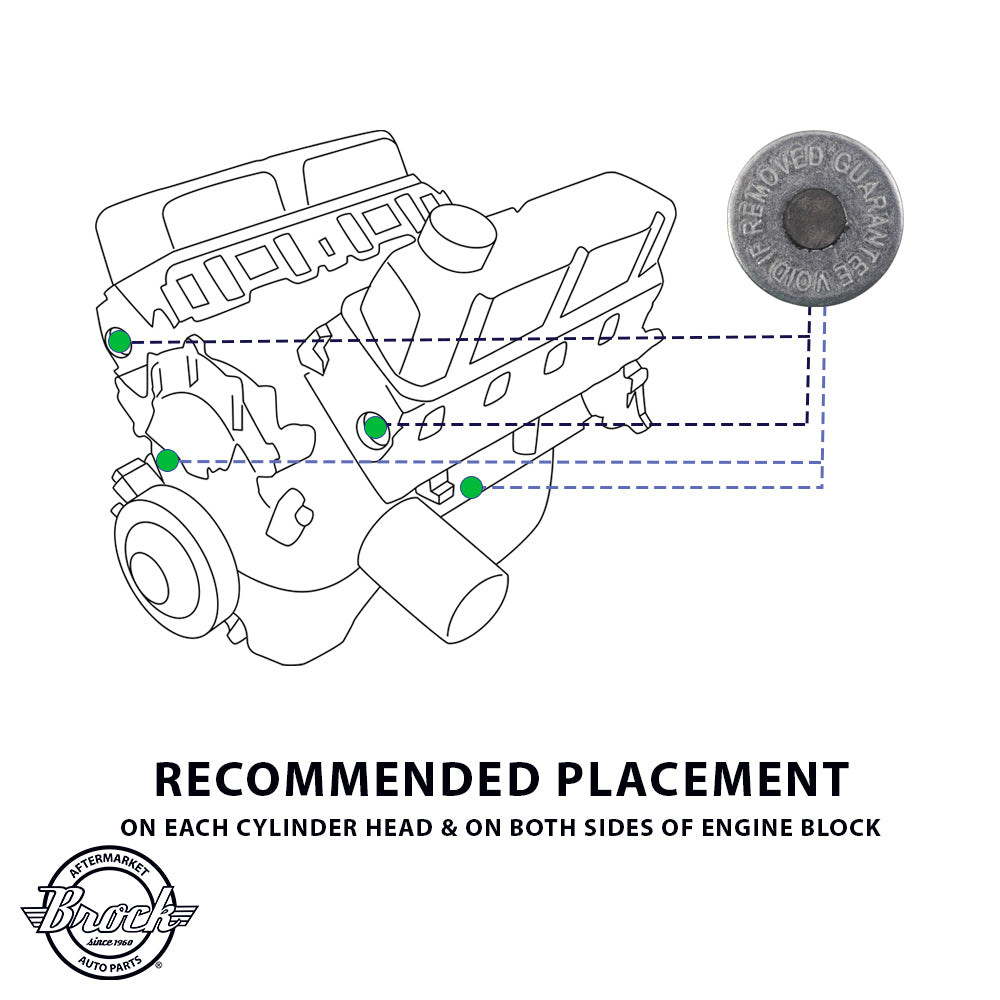 Brock Gasoline/Petrol Engine Heat Tabs - Guaranteed Accurate - Center Melts At Approximately 260F/126C -100 Heat Tabs Per Tube